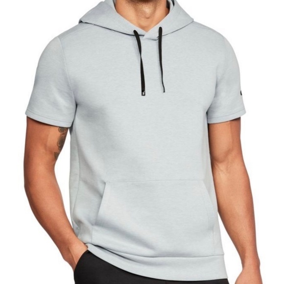 under armour men's short sleeve hoodie